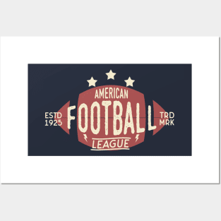 Football league logo. Posters and Art